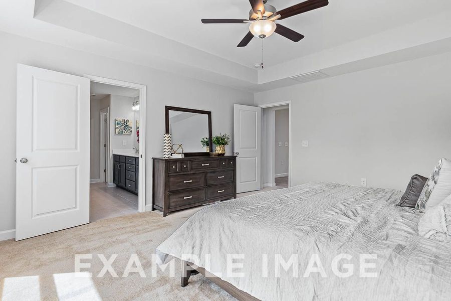 Representative furnished interior of a home built from the The Chestnut by Davidson Homes LLC in Wendell Ridge, Wendell (Image 19).