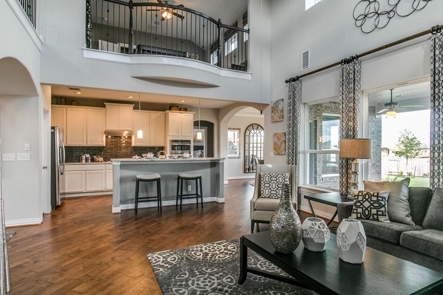 Furnished interior view inside a new home in Marvida, Cypress (Image 7).
