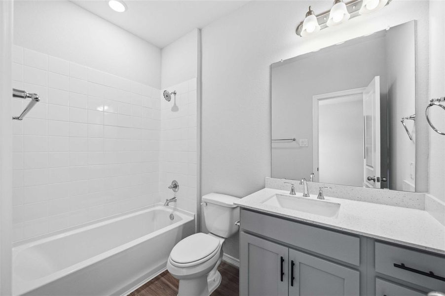 Furnished interior view inside a new home in , Houston (Image 11).