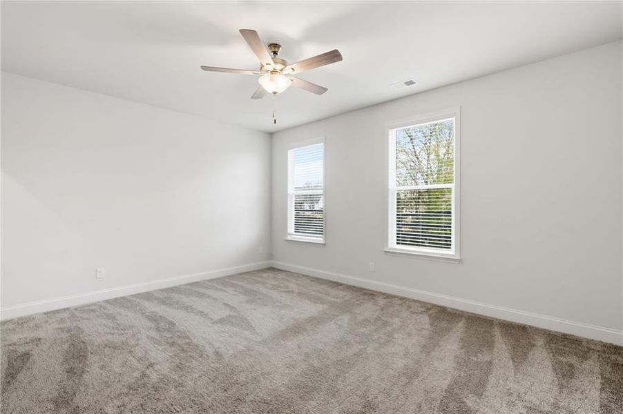 Spacious, unfurnished interior of a new home in Carmichael Farms, Canton (Image 41).