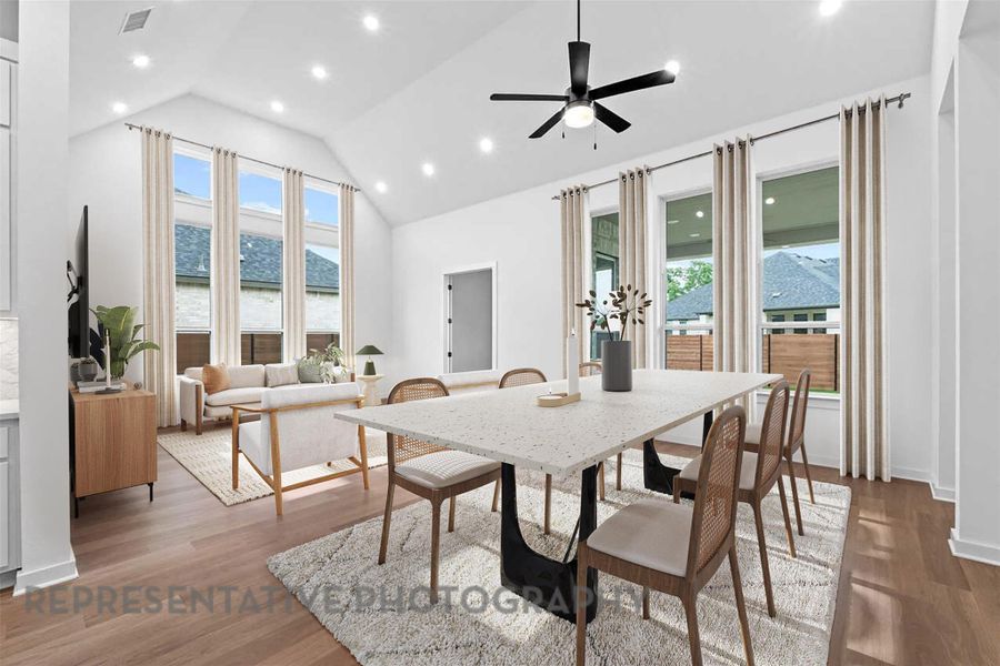 Furnished interior view inside a new home in Broken Oak, Georgetown (Image 8).