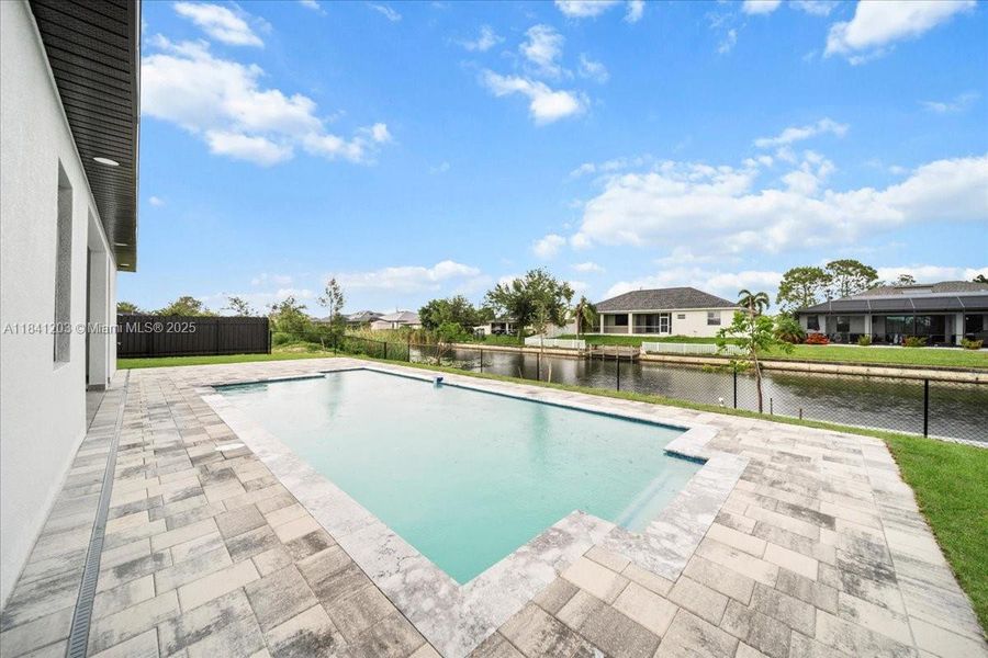 Exterior details and patio area of a home in , Cape Coral (Image 43). Exterior details and patio area of a home in , Cape Coral (Image 43).