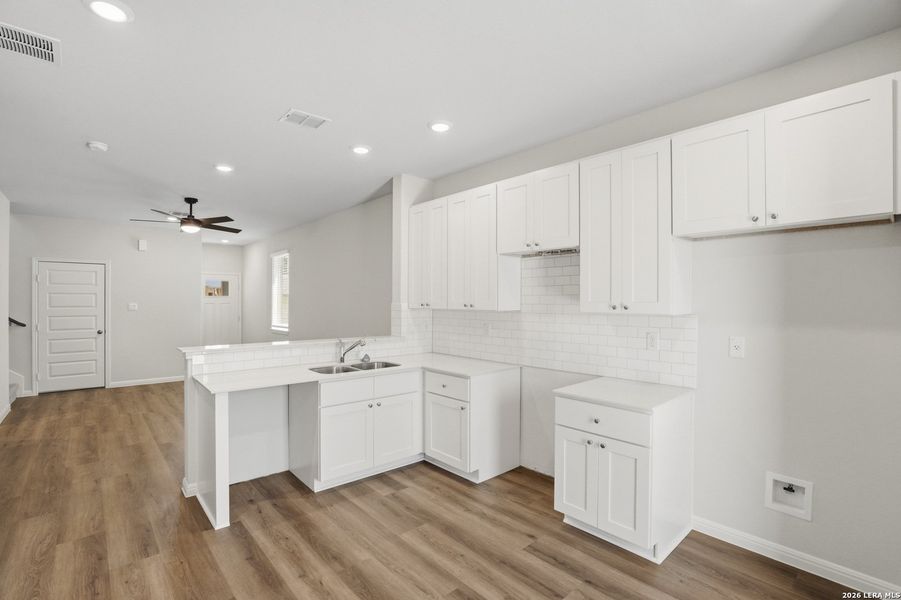 Furnished interior view inside a new home in Melissa Ranch, San Antonio (Image 8).