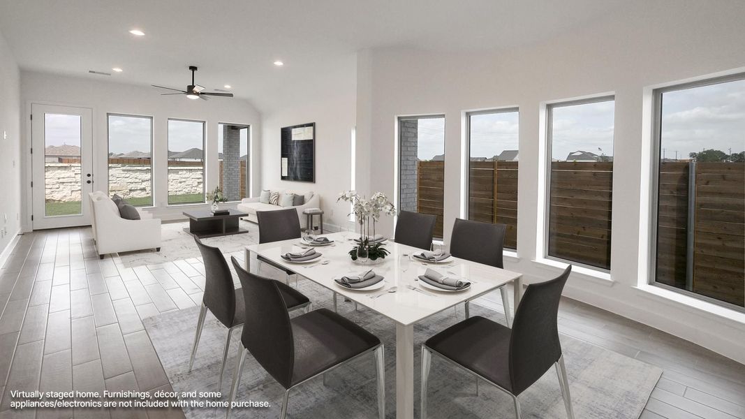Furnished interior view inside a new home in Juniper Springs, Lockhart (Image 5).