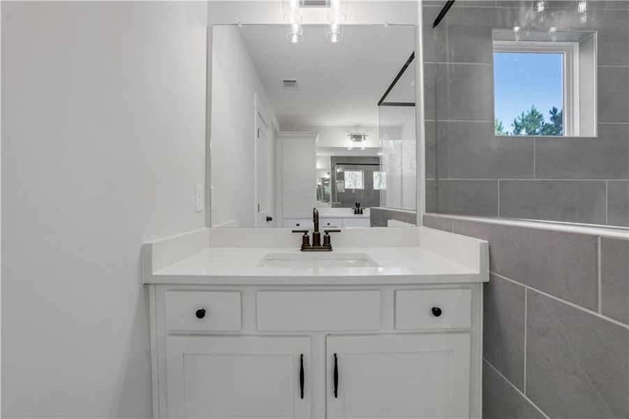 Furnished interior view inside a new home in Cambridge, Flowery Branch (Image 6). Furnished interior view inside a new home in Cambridge, Flowery Branch (Image 6).