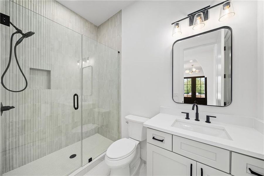 Furnished interior view inside a new home in Echo at Crabapple, Milton (Image 35).