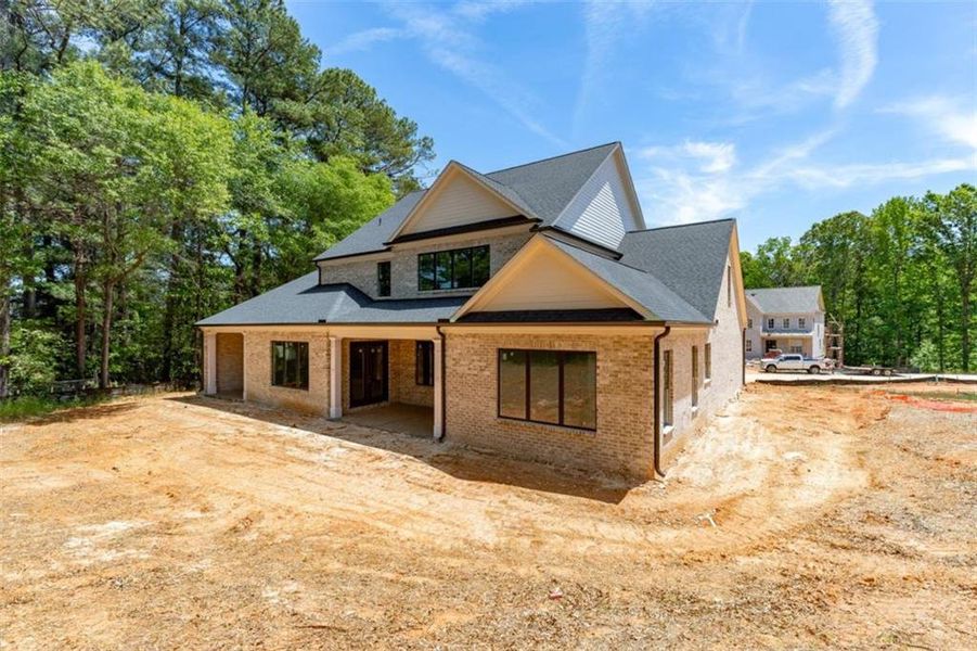 In-progress construction of a new home in , Buford, GA (Image 27).