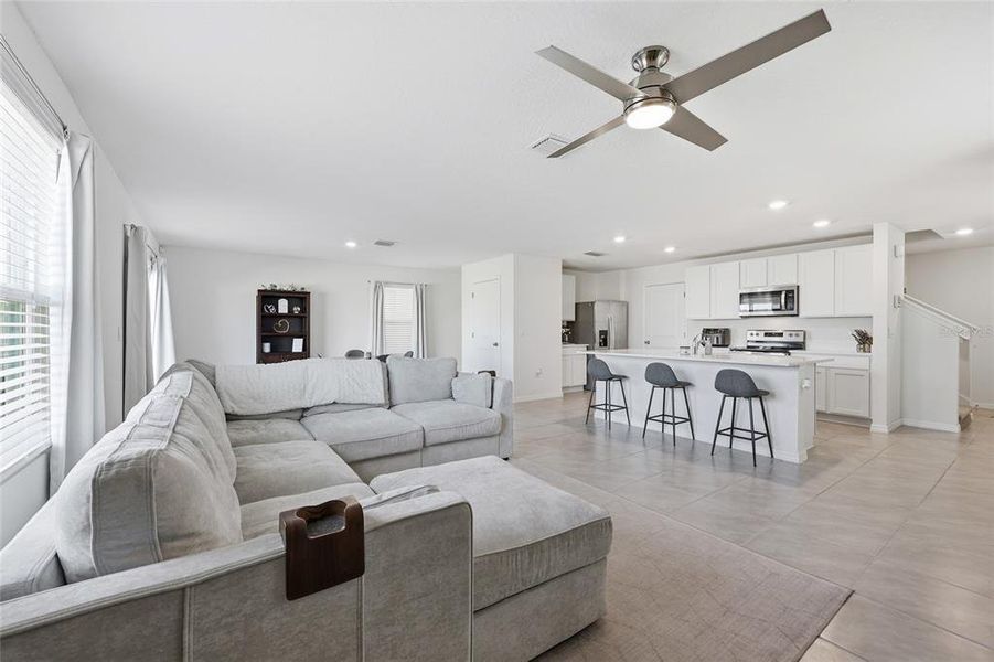 Furnished interior view inside a new home in Avalon Woods, Newberry (Image 12).