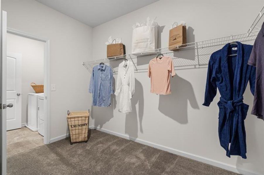 Furnished interior view inside a new home in Garrett Preserve, Douglasville (Image 33).