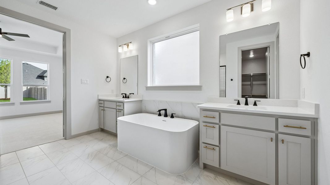 Representative furnished interior of a home built from the Orleans II by Normandy Homes in Rainwater Crossing, Celina (Image 8).