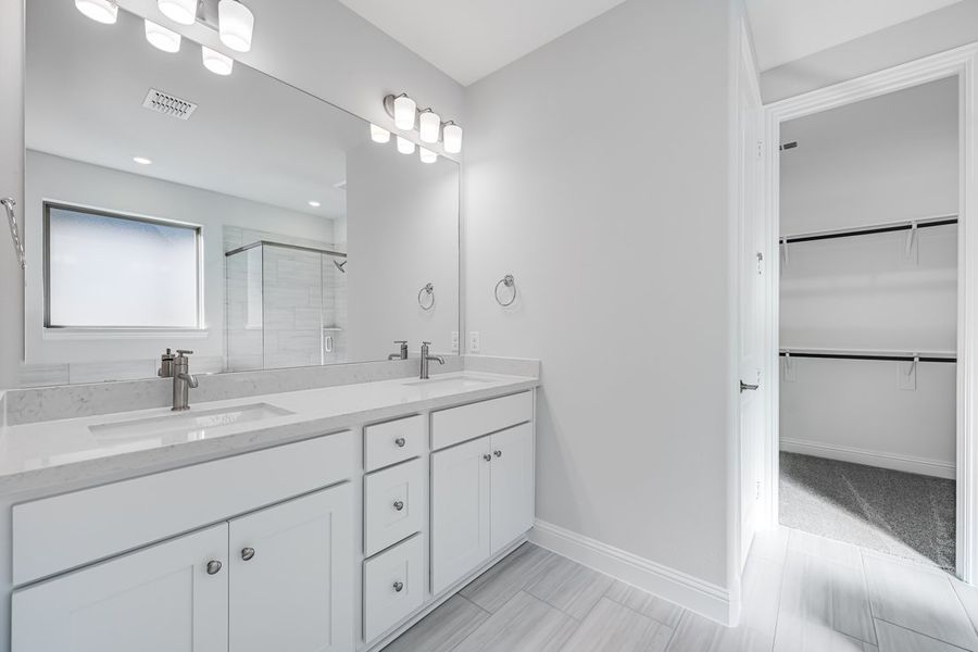 Furnished interior view inside a new home in South Oak 50s, Oak Point (Image 7). Furnished interior view inside a new home in South Oak 50s, Oak Point (Image 7).