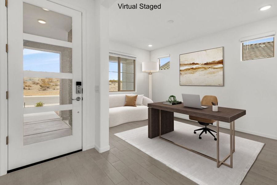 Furnished interior view inside a new home in Silverbell Ridge, Marana (Image 7). Furnished interior view inside a new home in Silverbell Ridge, Marana (Image 7).