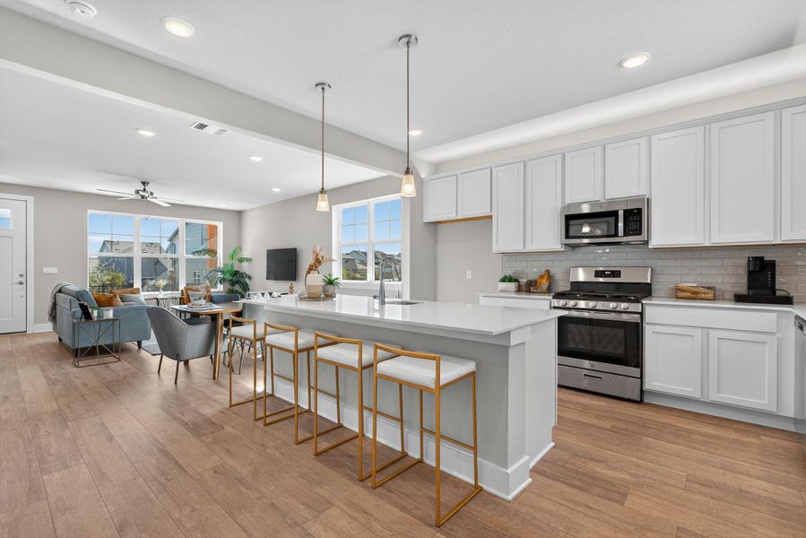 Representative photos shown are from a home with the same floor plan. Photos are intended to illustrate the layout and potential finishes; actual home may differ.