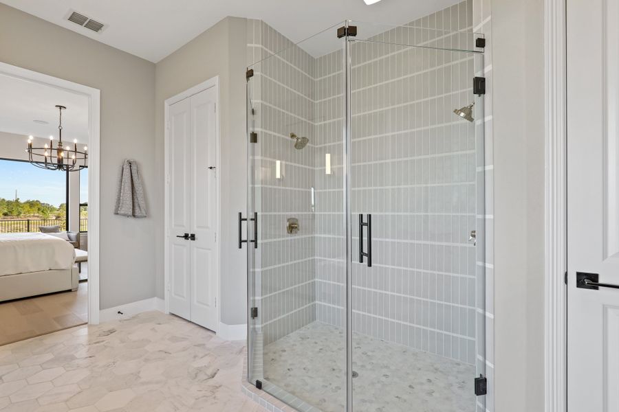 Furnished interior view inside a new home in Bridgeland 45', 50', 70', Cypress (Image 15).