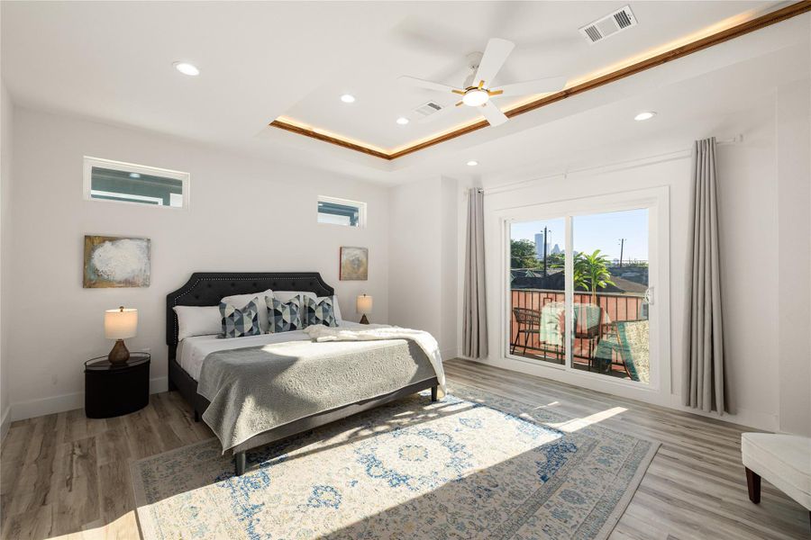 Furnished interior view inside a new home in , Houston (Image 17). Furnished interior view inside a new home in , Houston (Image 17).