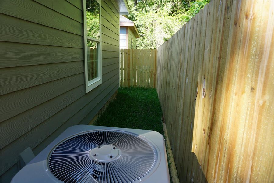 Exterior details and patio area of a home in , Willis (Image 21). Exterior details and patio area of a home in , Willis (Image 21).