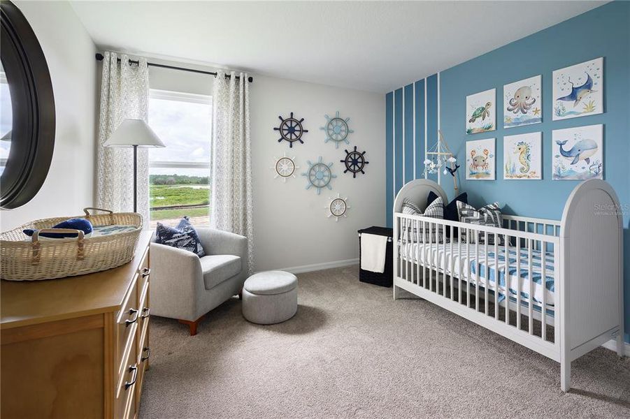 Furnished interior view inside a new home in Crosswinds, Haines City (Image 7).