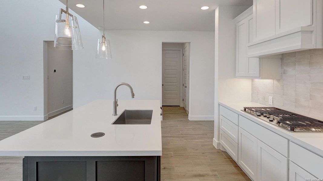 Furnished interior view inside a new home in Ladera, San Antonio (Image 9).