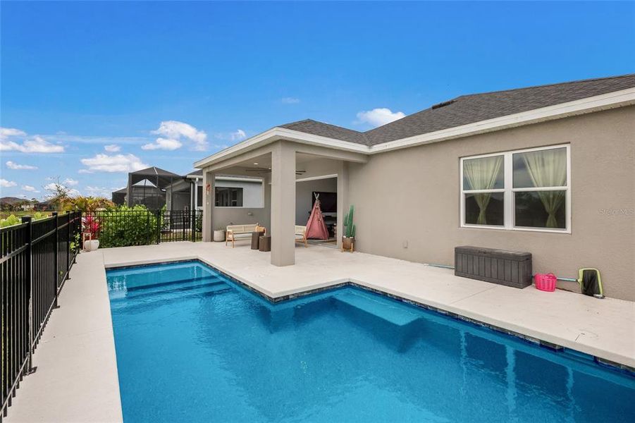 Exterior details and patio area of a home in , Parrish (Image 3). Exterior details and patio area of a home in , Parrish (Image 3).