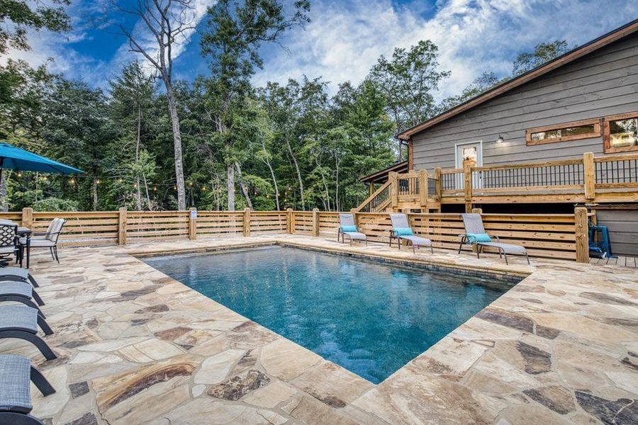 Exterior details and patio area of a home in , Mineral Bluff (Image 22). Exterior details and patio area of a home in , Mineral Bluff (Image 22).