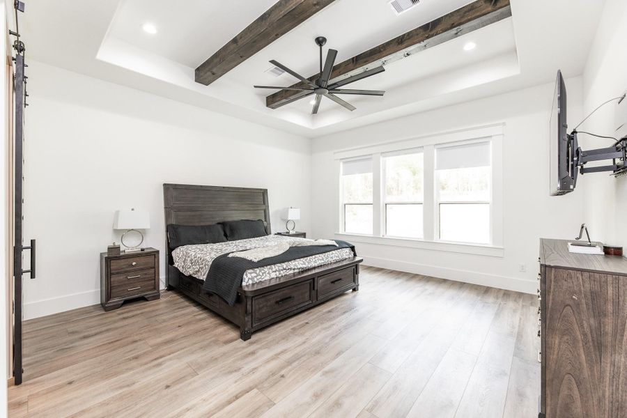 Furnished interior view inside a new home in , Willis (Image 36).