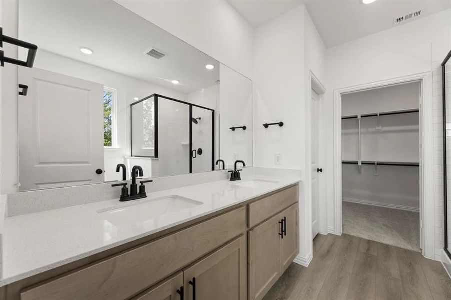 Furnished interior view inside a new home in Meadow Park, Melissa (Image 13). Furnished interior view inside a new home in Meadow Park, Melissa (Image 13).