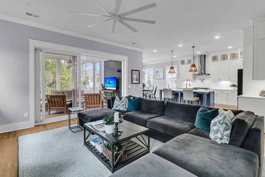 Furnished interior view inside a new home in , Charleston (Image 16).