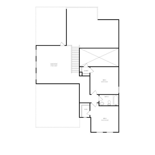 W/S #80628 / BG #3: 2nd Floor