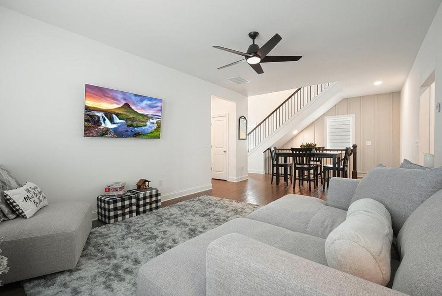 Furnished interior view inside a new home in , Canton (Image 41). Furnished interior view inside a new home in , Canton (Image 41).