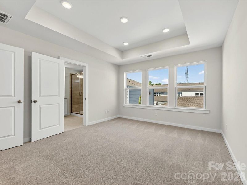 Spacious, unfurnished interior of a new home in North Creek Village - Townhomes, Huntersville (Image 18).