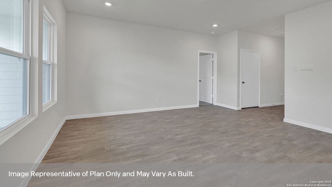 Spacious, unfurnished interior of a new home in Trace, San Marcos (Image 12). Spacious, unfurnished interior of a new home in Trace, San Marcos (Image 12).