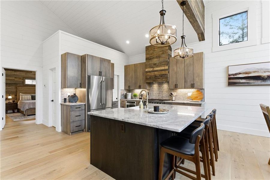 Furnished interior view inside a new home in , Blue Ridge (Image 8).