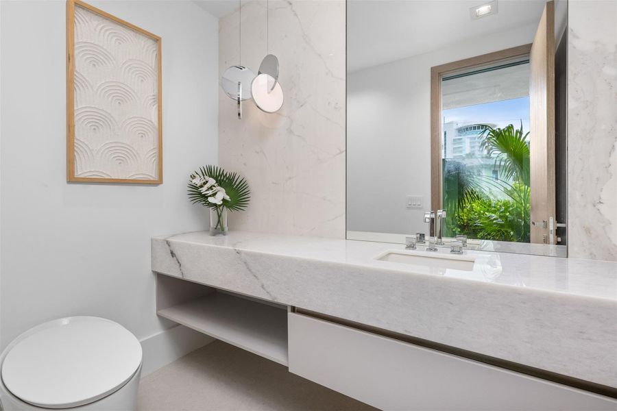 Furnished interior view inside a new home in , Fort Lauderdale (Image 9).