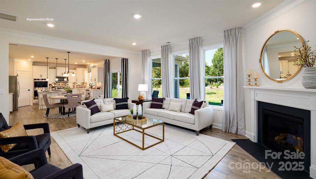 Furnished interior view inside a new home in Sylvan Creek, Denver (Image 19).