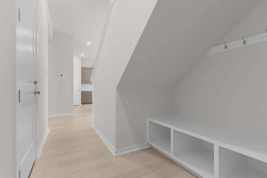 Representative unfurnished interior of a home built from the Madison by Chesmar Homes in University Heights, McKinney (Image 18).