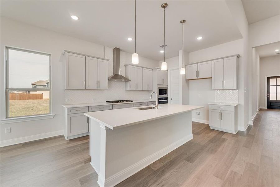 Furnished interior view inside a new home in Villages of Creekwood, Frisco (Image 8).