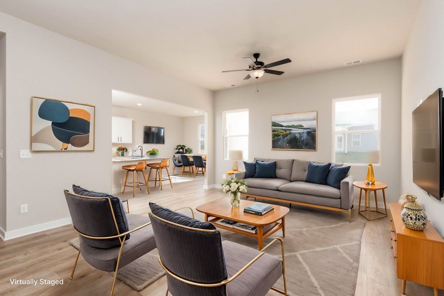 Representative furnished interior of a home built from the Birch 4 by Nason Homes in Woodland Farms, Dickson (Image 9). Representative furnished interior of a home built from the Birch 4 by Nason Homes in Woodland Farms, Dickson (Image 9).