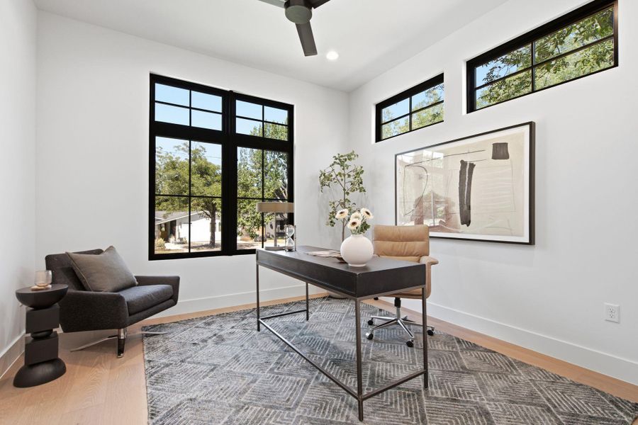 Furnished interior view inside a new home in , Austin (Image 34). Furnished interior view inside a new home in , Austin (Image 34).