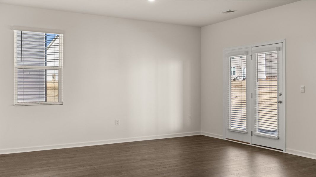 Representative unfurnished interior of a home built from the Belfort by D.R. Horton in Locust Grove Station - Cedar Ridge, Locust Grove (Image 12).