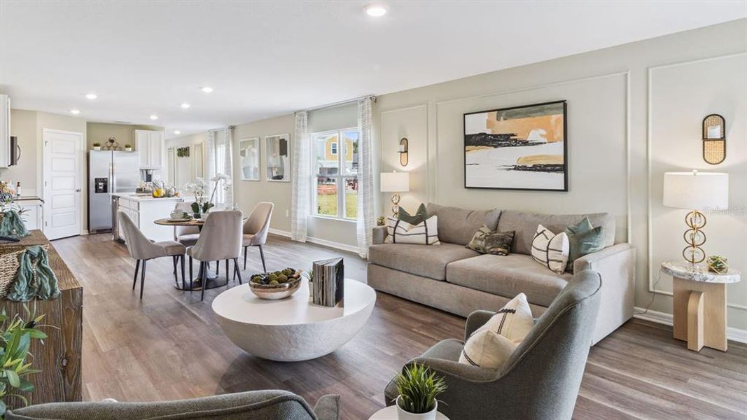 Furnished interior view inside a new home in , Winter Haven (Image 12).