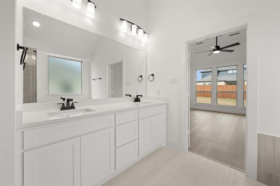 Furnished interior view inside a new home in Westside Preserve, Midlothian (Image 20).