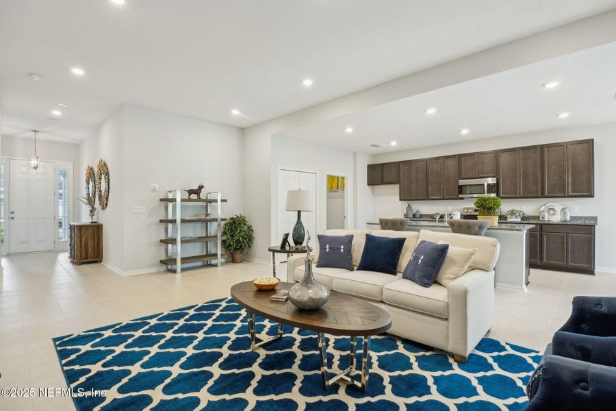 Furnished interior view inside a new home in , Jacksonville (Image 11).