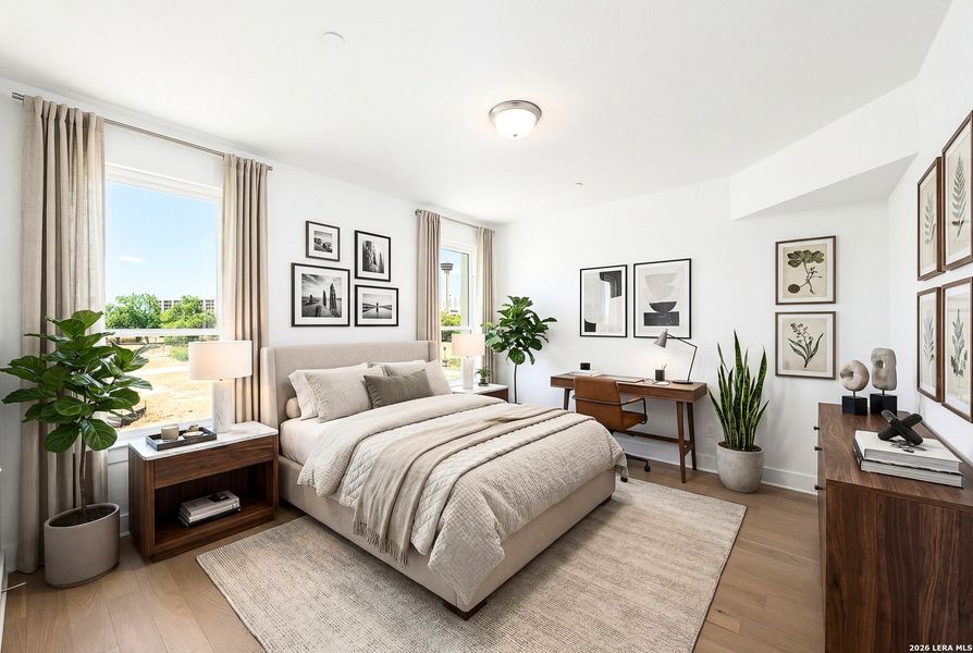 Furnished interior view inside a new home in , San Antonio (Image 11).