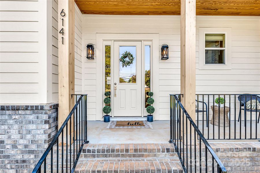 Front porch Main home