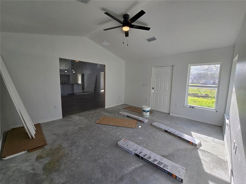 In-progress construction of a new home in , Ocala, FL (Image 40).