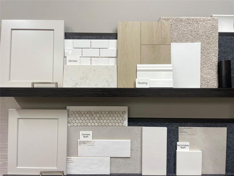 Sample of building materials used in homes in Highland Lakes, McKinney (Image 15).