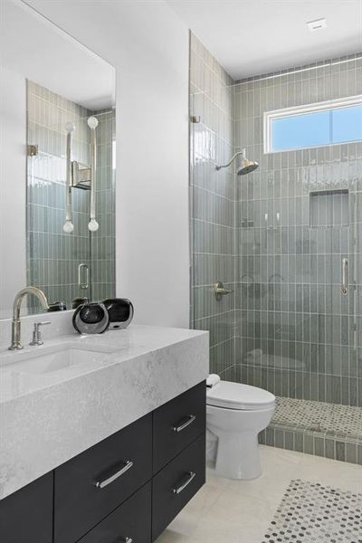 Furnished interior view inside a new home in , Southlake (Image 20).