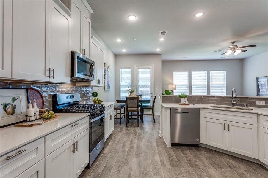 Furnished interior view inside a new home in , Lewisville (Image 26).