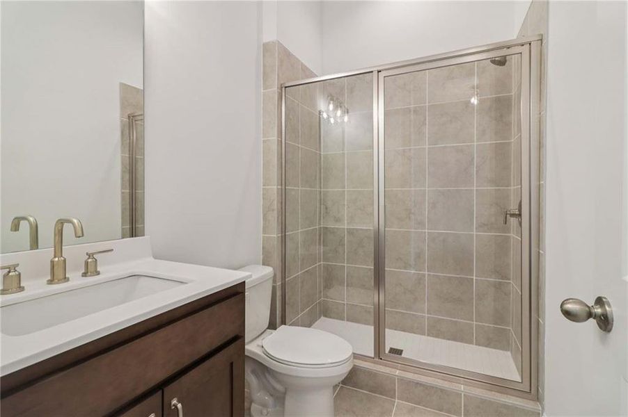 Furnished interior view inside a new home in East Harbor II at Chestatee, Dawsonville (Image 13).