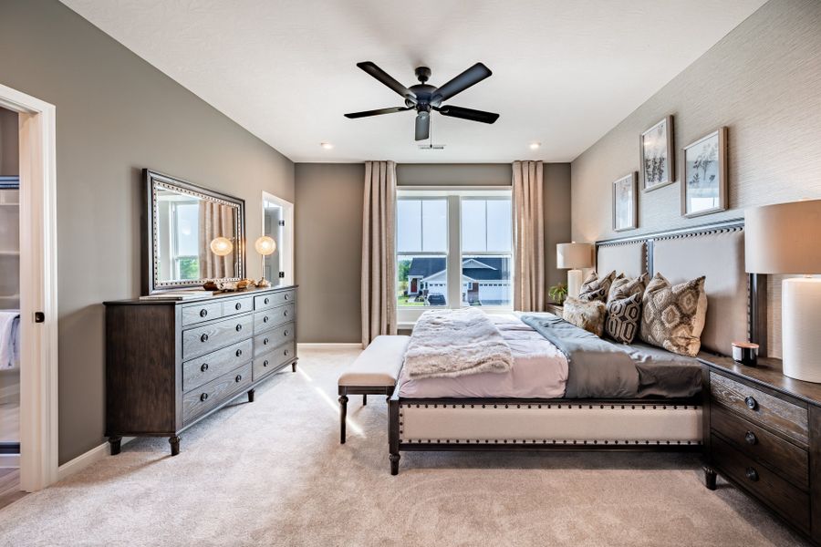 Representative furnished interior of a home built from the Hudson by Fischer Homes in Villas at Gold Creek, Dawsonville (Image 10).